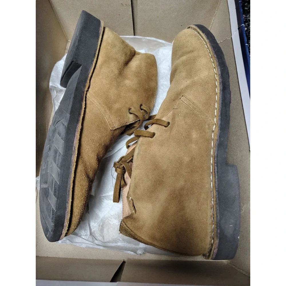 Polo Ralph Lauren Talan Chukka Boots Mens 12 Desert Tan Suede 803759747002